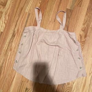 Universal Thread pale pink buttoned tank SIZE: L CONDITION: good